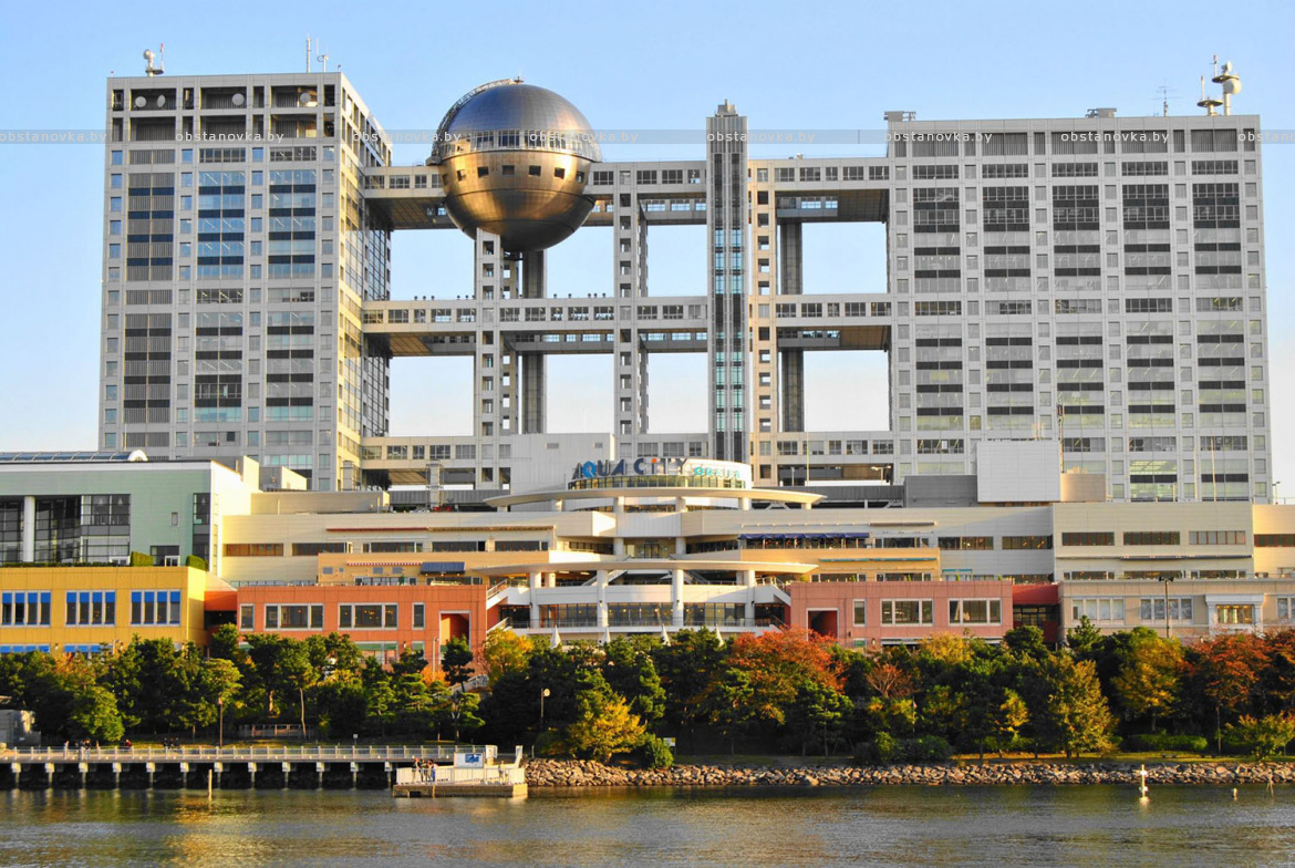 Штаб-квартира Fuji Television в Одайбе - архитектор Кензо Танге