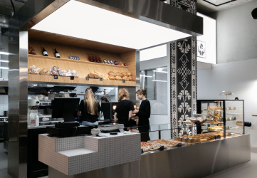 Интерьер пекарни «Bake zavod»