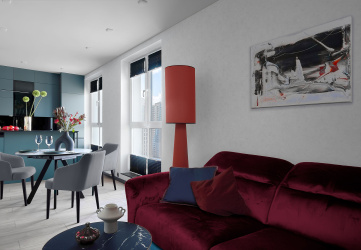 Интерьер квартиры «Beaujolais Nouveau»