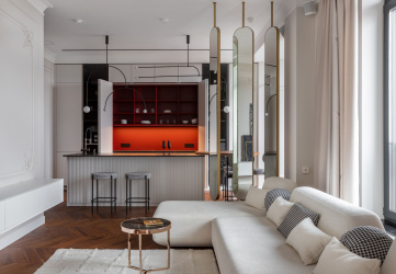 Интерьер квартиры «Небесная квартира»