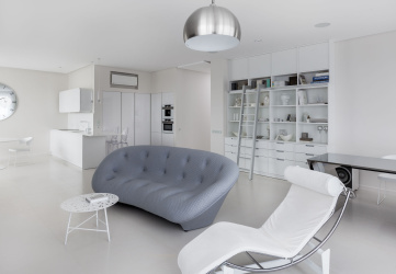 Интерьер квартиры «Минимализм в белом. Квартира архитекторов»