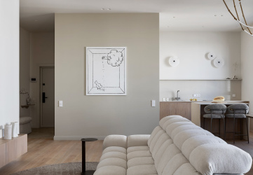 Интерьер квартиры «Теплый вдох»