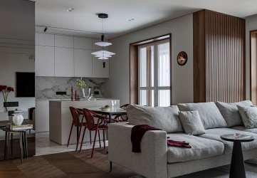 Интерьер квартиры «Белая глина»