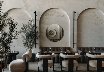 Интерьер лаундж-бара «AVE | lounge bar»