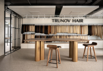 Многофункциональный офис по продаже натуральных волос с коворкингом для мастеров «TRUNOV HAIR»