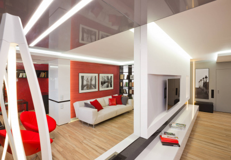 Интерьер трехкомнатной квартиры в панельном доме производства ОАО «МАПИД»