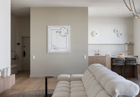 Интерьер квартиры «Теплый вдох»