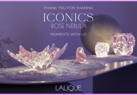 Iconics Rose Nebula | Новый цвет LALIQUE 