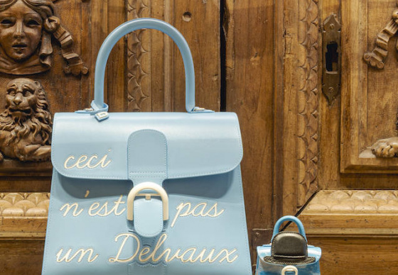 Интерьер нового бутика Delvaux в Париже
