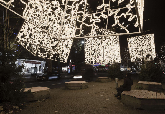 Три световые инсталляции Свет Рождества