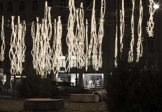 Три световые инсталляции Свет Рождества