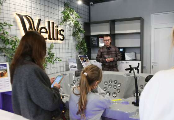 Новый шоурум всесезонных гидромассажных спа-бассейнов Wellis открыл свои двери