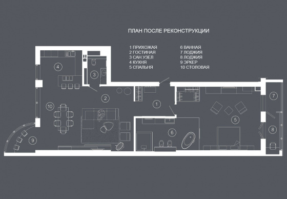 Интерьер квартиры на Сторожевской