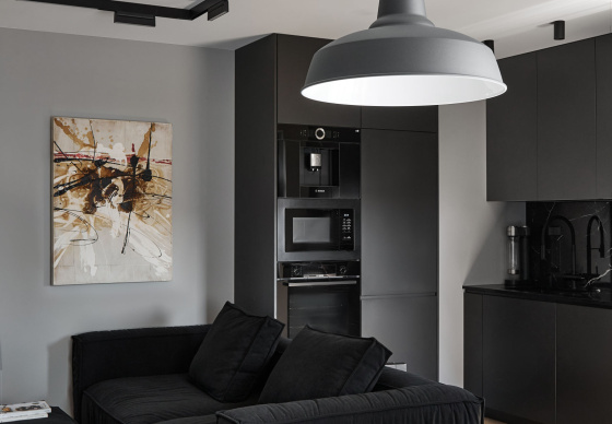 Интерьер квартиры «Black&White» от IQHouse