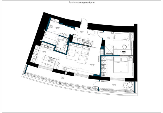 Интерьер «Radial apartment»