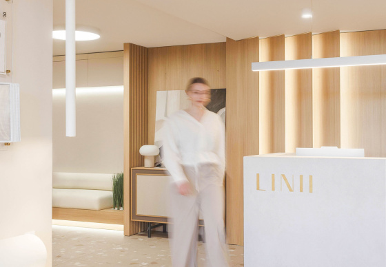 Интерьер клиники эстетической медицины «LINII»