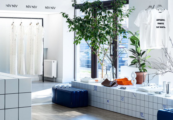 Интерьер шоурума «talk to clothes project»