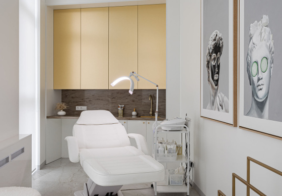 Интерьер салона красоты  «Skin Lounge»