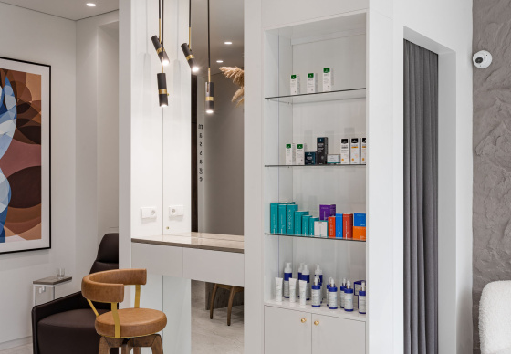Интерьер салона красоты  «Skin Lounge»