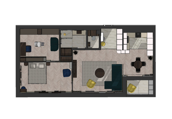 Интерьер квартиры «Современная Симфония»