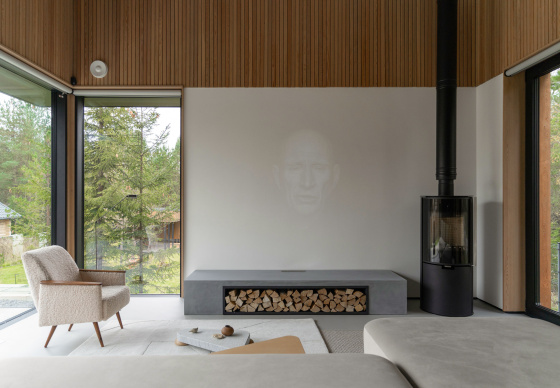 Интерьер дома «Splitting House»
