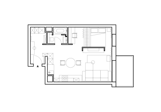 Интерьер квартиры «WAWA apartment»