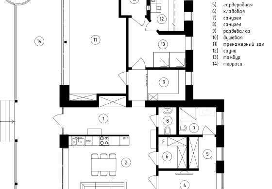 Интерьер дома «Emerald»