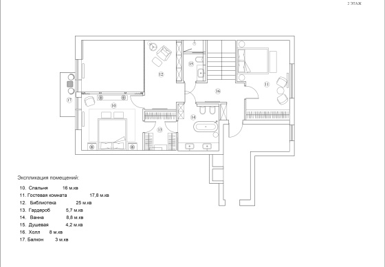 Интерьер квартиры «Двухуровневая квартира с видом на ботанический сад»
