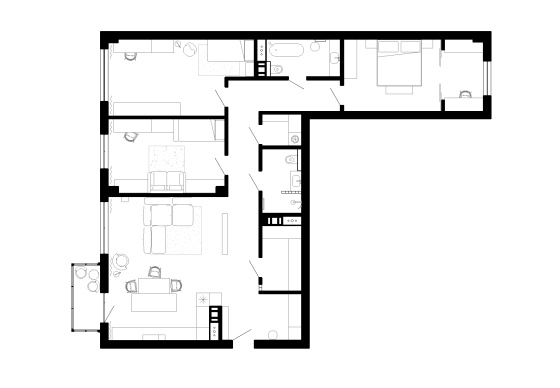 Интерьер квартиры «HAIKU»