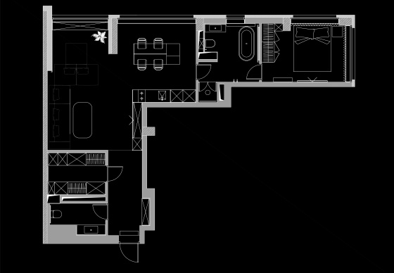 Интерьер квартиры «Небольшой пентхаус в центре Минска»