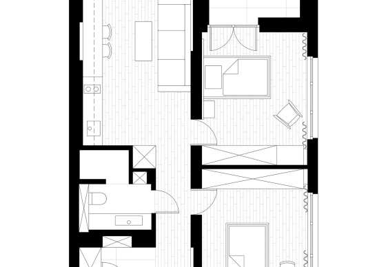 Интерьер квартиры «PARK apartment»