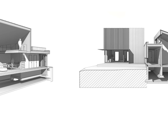 Архитектура дома «Splitting House»