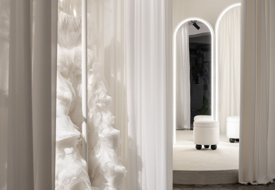 Интерьер свадебного салона «KURAJE»