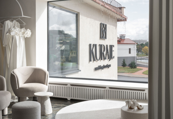 Интерьер свадебного салона «KURAJE»