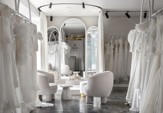 Интерьер свадебного салона «KURAJE»