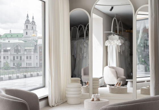 Интерьер свадебного салона «KURAJE»