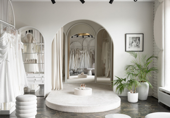 Интерьер свадебного салона «KURAJE»