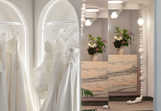 Интерьер свадебного салона «KURAJE»