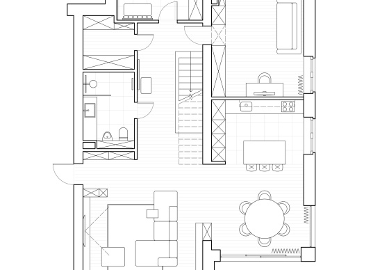 Интерьер дома «VOLUME house»