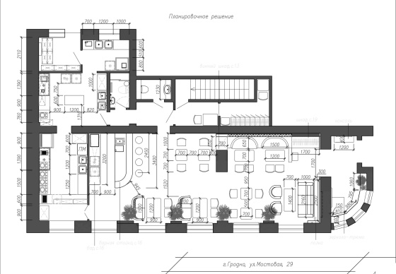 Интерьер ресторана «Бона»