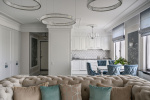 Интерьер квартиры «Лазурная лёгкость»