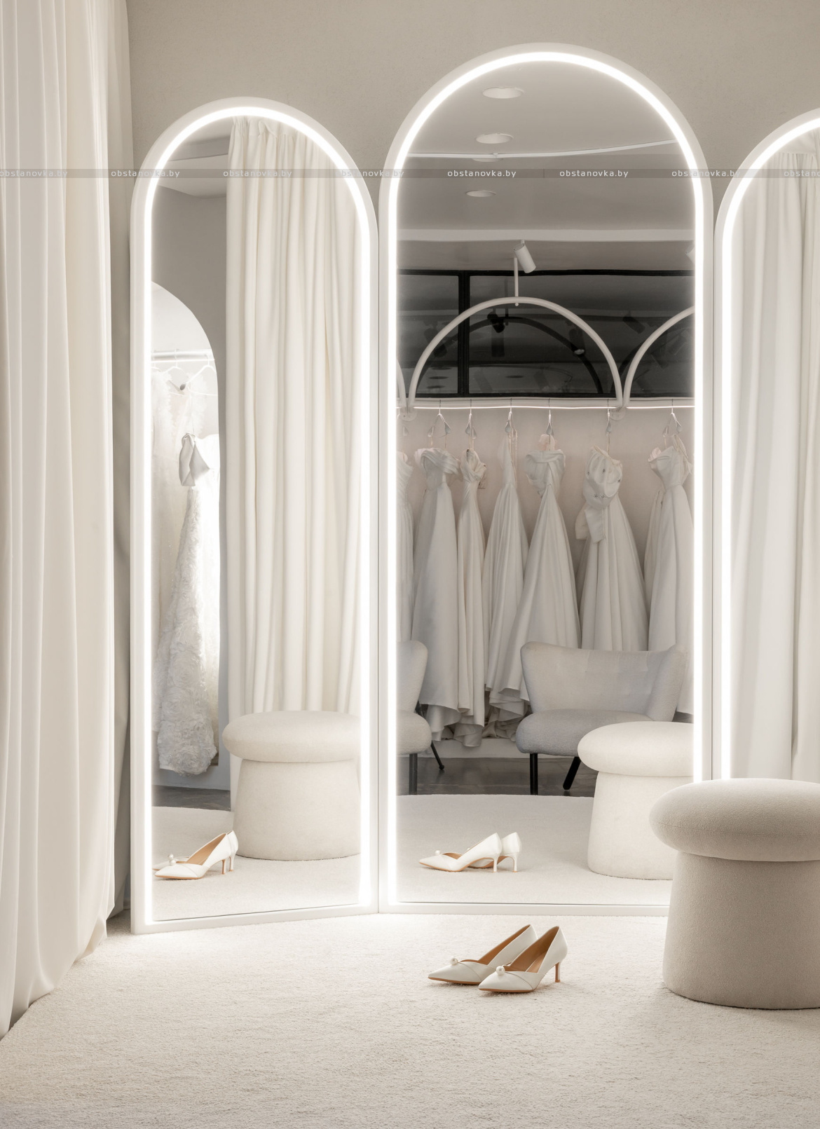 Интерьер свадебного салона «KURAJE»