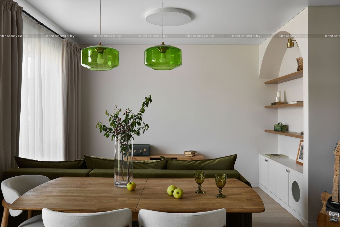 Интерьер квартиры «Прикосновение леса» Интерьер квартиры «Прикосновение леса»