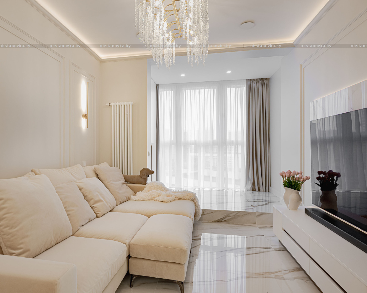 Интерьер квартиры «Golden Elegance»