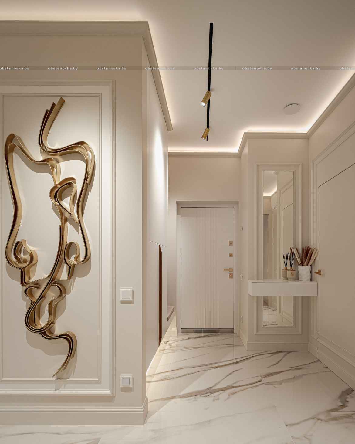 Интерьер квартиры «Golden Elegance»