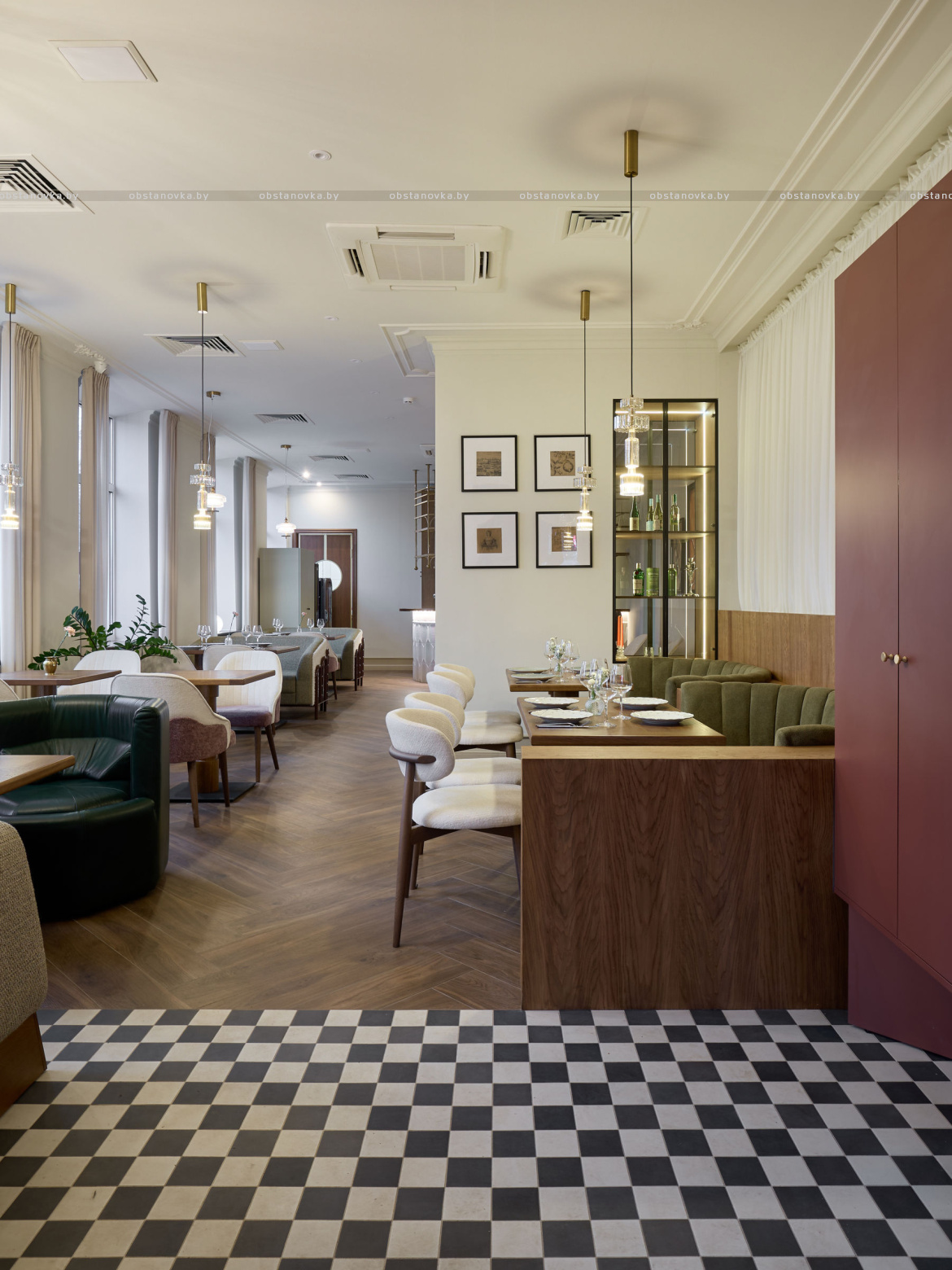 Интерьер ресторана «Бона»