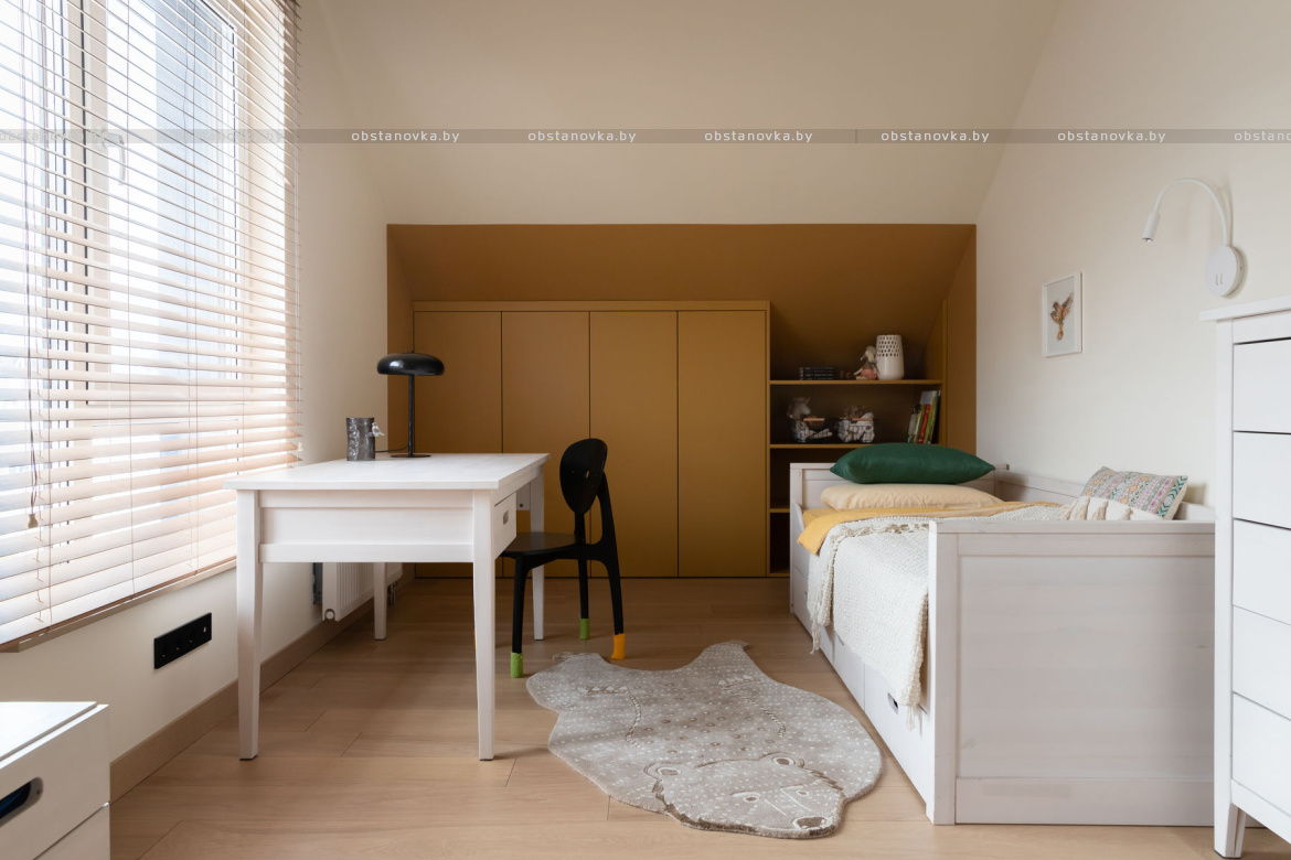 Интерьер дома «Серая тишина»