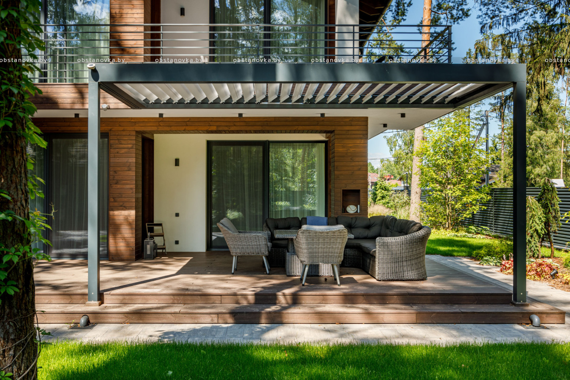 Пергола Bioclimatic с поворотными или сдвижными ламелями - природа под вашим контролем! 