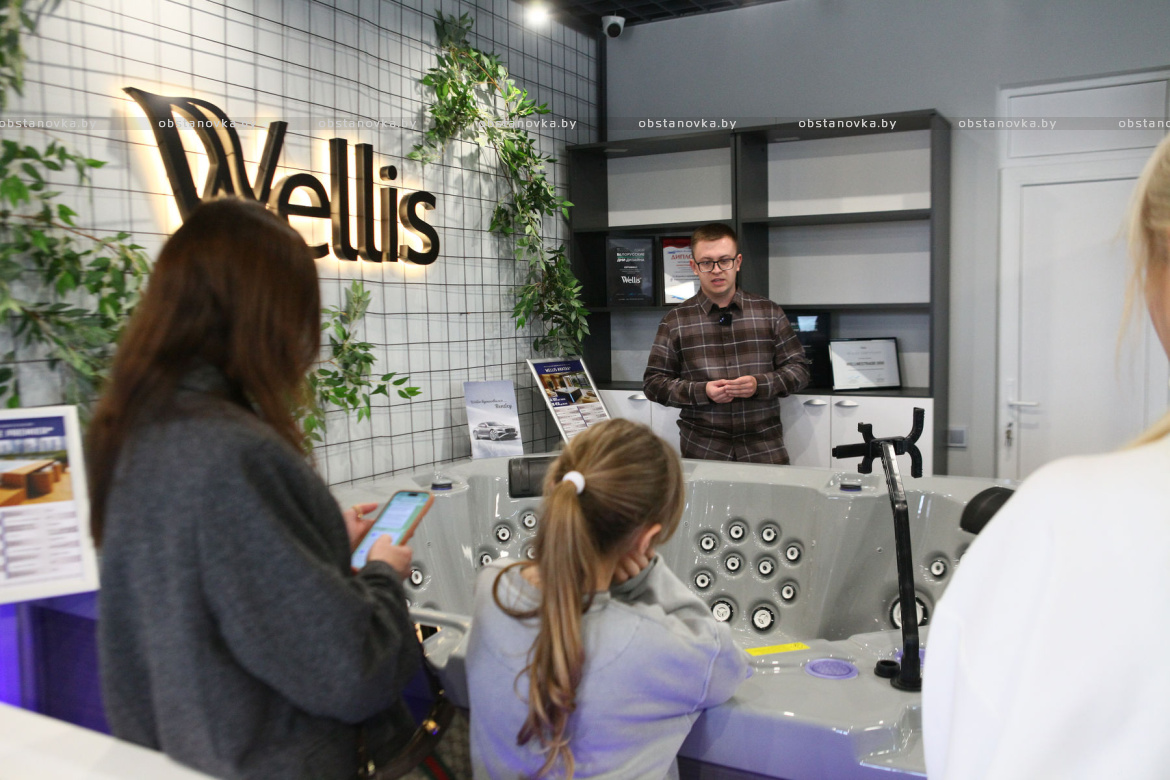Новый шоурум всесезонных гидромассажных спа-бассейнов Wellis открыл свои двери