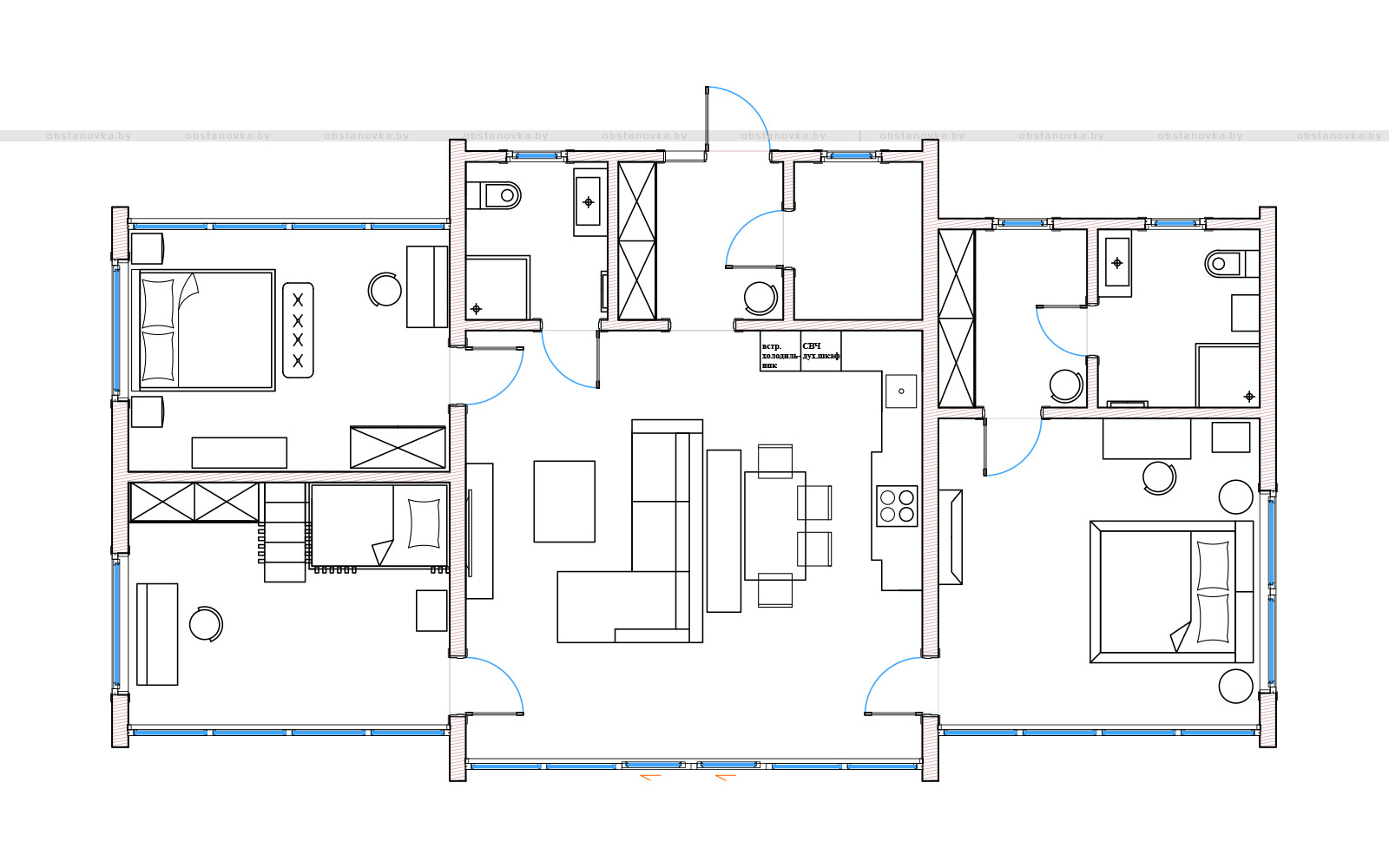 План модульного дома